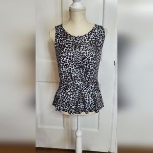 Animal print top